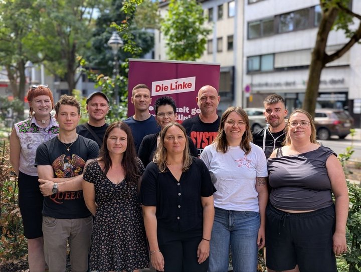 (v. links n. rechts) Alicia Hein, Gregor Hergenhahn, Florian Kobuß, Christina van den Boom, Joscha Bär, Belinda Meryem Göres, Anna-Lena Löffler, Nico Bludau, Lena Glöckner, Felix Kosanke, Sarah Niedrich