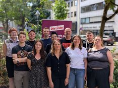 (v. links n. rechts) Alicia Hein, Gregor Hergenhahn, Florian Kobuß, Christina van den Boom, Joscha Bär, Belinda Meryem Göres, Anna-Lena Löffler, Nico Bludau, Lena Glöckner, Felix Kosanke, Sarah Niedrich